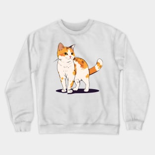 I Love My Lady Cat - Funny Cats Crewneck Sweatshirt